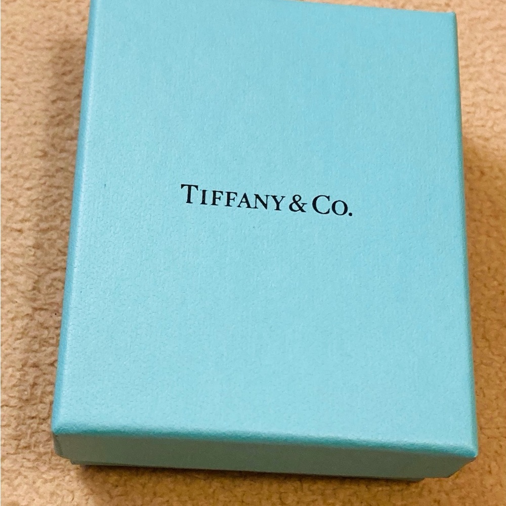 Tiffany & Co. Classic Blue small jewelry gift box, with cushion & cover